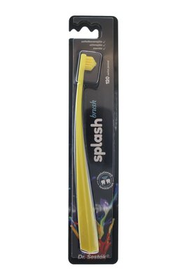 Splash Brush 120 zubní kartáček světle žlutý