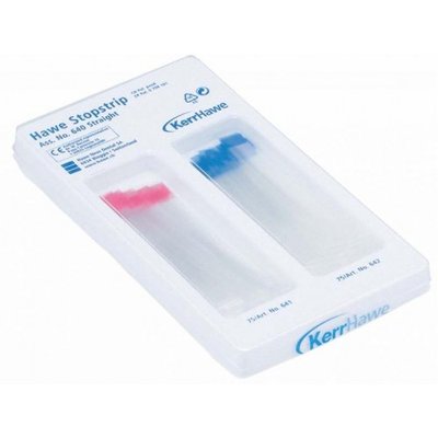 Hawe Neos Stopstrip transparentní matricové pásky-set rovné 2x 75 ks