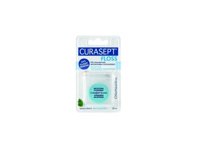 CURASEPT Floss expandující dentální nit Mint, CHX 30 m