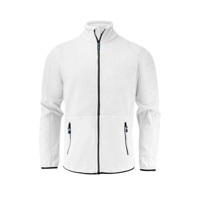 Pánská fleecová mikina na zip, Speedway, bílá