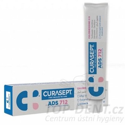 Curasept ADS 712 gelová zubní pasta (0,12% CHX), 75ml