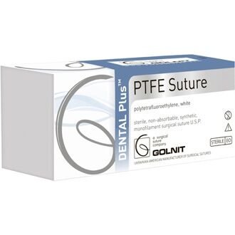Dental Plus PTFE 6/0 RC, 16mm, 12ks