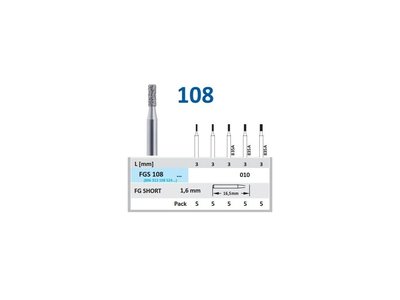 HORICO brousek diamantovaný - cylindr, FGS108