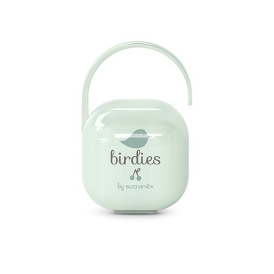 Suavinex Krabička na dudlík Birdies - zelená
