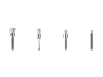 Profylaktické kartáčky - kalich, bílá, střední, 10ks