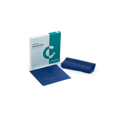 Dental Dam HySolate Latex Medium modré, 36ks