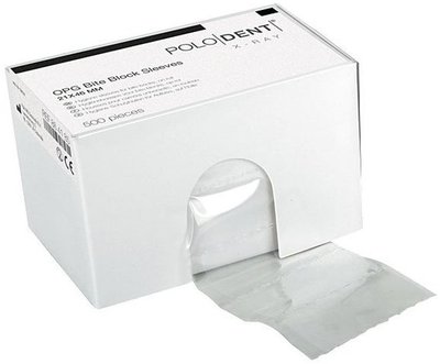 POLODENT návleky na skusové bloky OPG 21 x 46 mm