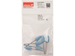 Acrylic Polisher - Packung 6 Stück hellblau, HP, Figur 273, 24 mm, ISO 100