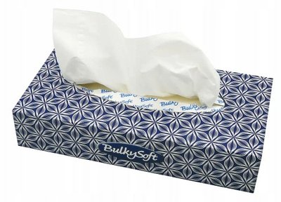 Chusteczki kosmetyczne Bulkysoft op. "prostokątne" płaskie