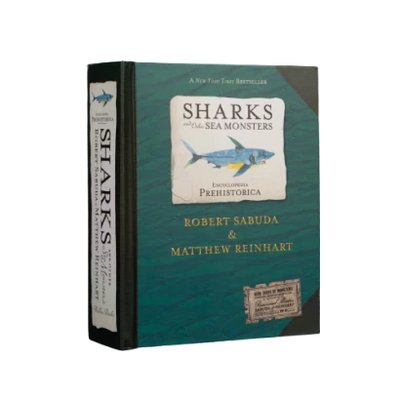 Encyklopedie žraloci a ostatní mořské příšery, pop-up 3D, v angličtině