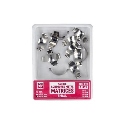 Matryce siodłowe standardowy kształt (1) 0,035mm 12szt TOR