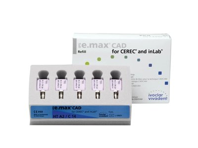 IVOCLAR - IPS e.max CAD for CEREC and inLab LT C14 1x5 blocks: