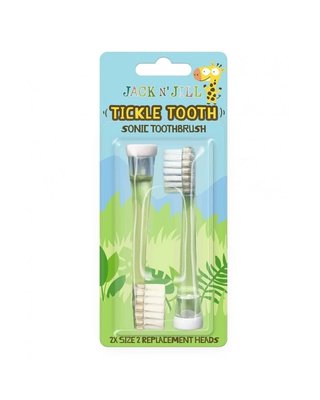 Jack N´Jill Tickle Tooth vel.2 náhradní hlavice 2 ks