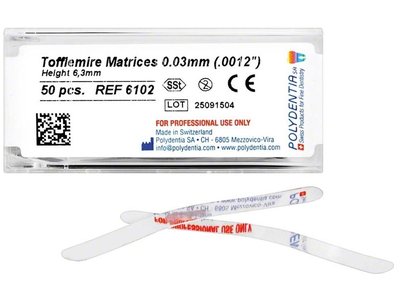 Matrice Tofflemire 6,3mm/0,03mm, 50ks