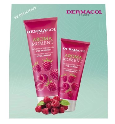 Dermacol sada - Aroma malina krém na ruce 100 ml + sprchový gel 250 ml