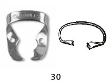 Spona Kofferdam č.30