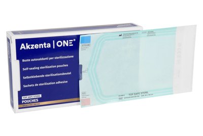 Torebka do sterylizacji 90 mm x 160mm 100 szt. Akzenta