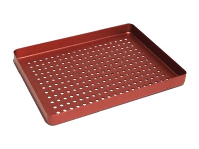 Euronda perforovaná mini kazeta(bez víka), červená (20920033)