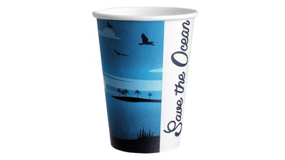Save The Ocean Pappbecher