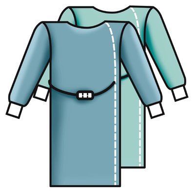 Operační zavinovací plášť Sentinex® Standard "DIREKT", sterilní