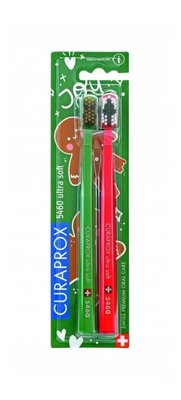 Curaprox CS 5460 Ultrasoft Winter Ginger + Rudolph zubní kartáček 2 ks