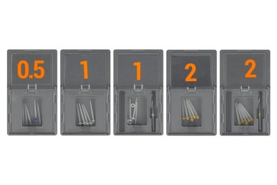 Wkłady z włókna szklanego Exacto 5 szt. Angelus