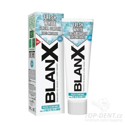 BlanX Fresh White Glacial Complex bělící zubní pasta, 75ml