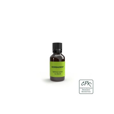 HERBADENT ORIGINAL Bylinný Roztok Na Dásně 25ml 1ks