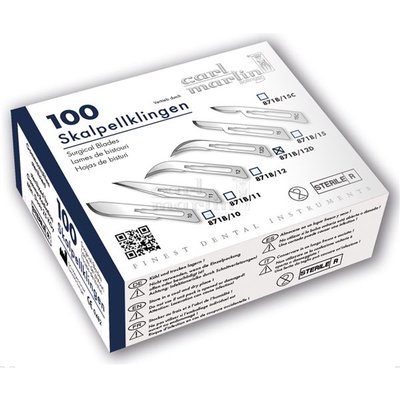 Čepelky skalpelu č.11 jednorázové, 100ks