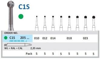 HORICO tvrdokovový vrtáček - gulička ISO23