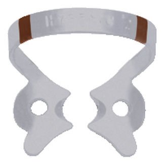 Fiesta spona s křidélky č.2 hnědá