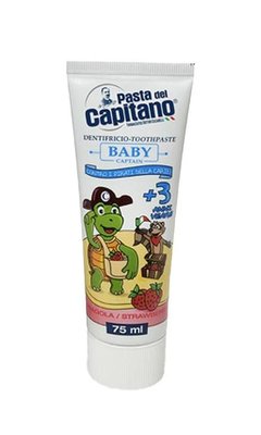Pasta del Capitano Baby Strawberry dětská zubní pasta 75 ml