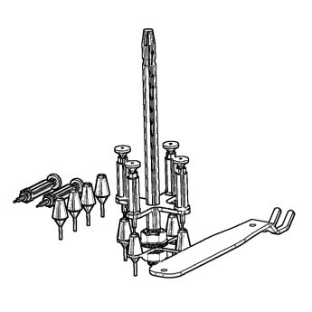 Holder Crowns for DLyte Desktop - držák korunek