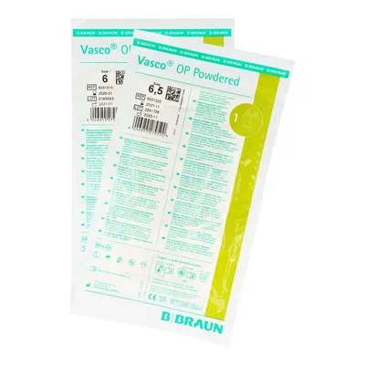 Sterylne rękawice chirurgiczne pudrowane B.Braun - 7.0