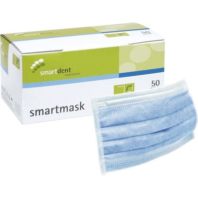 smartdent smartmask Ústenky Modrá 50ks Zdarma