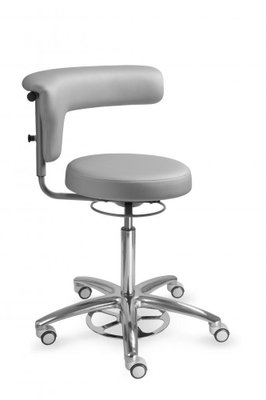 MAYER Stolička s otočnou oporou zad a loktů 1284G clean, šedá - SILVERTEX