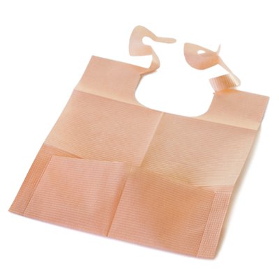 Stomatologické ubrousky/bryndáky DentixPro s kapsou 38 x 49 cm, 50 ks - Žlutá