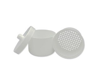 Pojemnik typu Sekudrilbox Larident G1 biały plastikowy 200ml do dezynfekcji wierteł