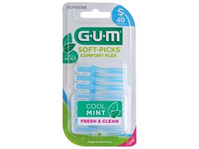 GUM SOFT-PICKS Comfort Flex MINT - mezizubní kartáčky, large, 40ks