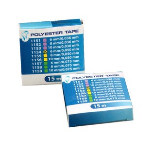 Taśma poliestrowa 1151K 6mm 0,036mm dł.15m (Anger, pudełko kartonowe)
