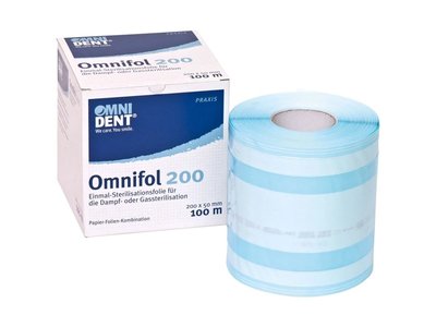 Omnifol - jednorázová sterilizační fólie, 200mm x 100m