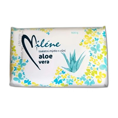 Mýdlo tuhé Miléne - aloe vera, 100 g