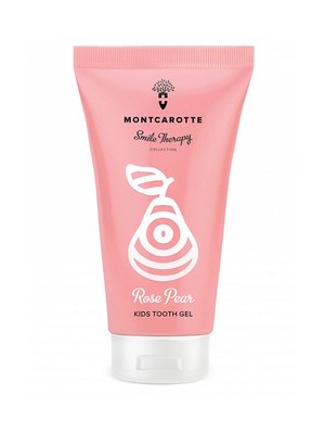 Montcarotte Kids Rose Pear dětský zubní gel 30 ml - růžová hruška