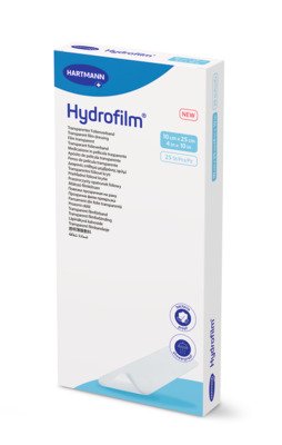 Hydrofilm transparentní filmová náplast 10 × 25 cm 25 ks