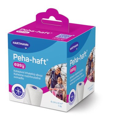 Peha-haft easy kohezivní trhatelný obvaz 6 cm × 4 m 1 ks
