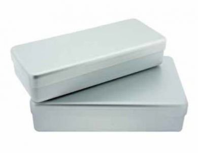Box aluminium 21x10x5cm, stříbrný