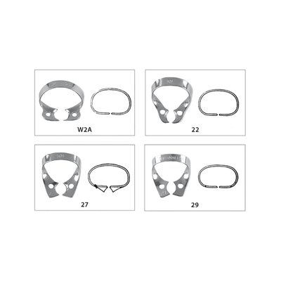 Fit kofferdam spona bez křidélek 29