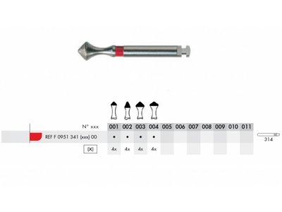 Diamant Isometrix FG (4ks)
