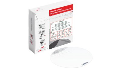 DURAN® - Packung 10 Stück eckig, Ø 125 mm, Stärke 0,75 mm