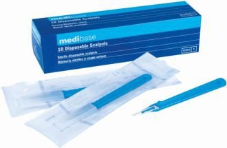 Skalpelové čepieľky Medibase s držiakom č. 12